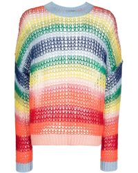 DSquared² - Striped Crew-Neck Jumper - Lyst
