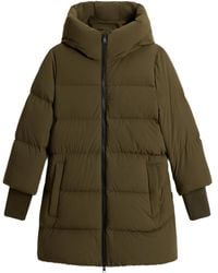 Woolrich - Cappotto Trapuntato Con Cappuccio - Lyst