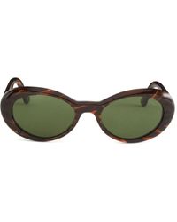 PUCCI - Oval-Frame Sunglasses - Lyst