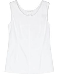 Sportmax - Padded-Panels Sleeveless Blouse - Lyst