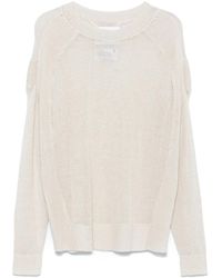 White Mountaineering - Pull En Maille Ajourée - Lyst