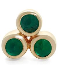 Monica Vinader - 14Kt Siren Mini Gem Cluster Single Earring - Lyst
