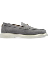 Versace - Suede Loafers - Lyst