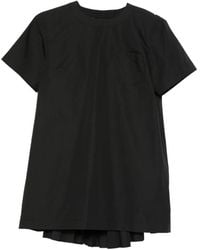 Sacai - Cotton Mini Dress - Lyst