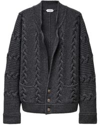Versace - Wool & Cashmere Knit Cardigan - Lyst