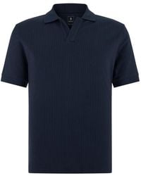 BOGGI - Pima Cotton Jacquard Polo Shirt - Lyst
