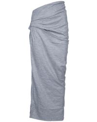 Entire studios - Draped Wool Skirt - Lyst