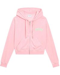 Juicy Couture - Collegiate Cropped Hoodie - Lyst