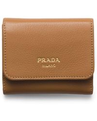 Prada - Logo-debossed Leather Wallet - Lyst