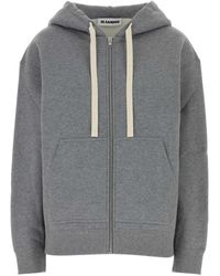 Jil Sander - Zip-Up Oversized Hoodie - Lyst