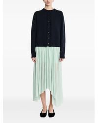 Maria McManus - Ladder-Stitch Fringe-Detail Cardigan - Lyst