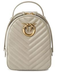 Pinko - Love Click Matelassé Backpack - Lyst
