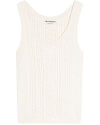 JW Anderson - Cable Knit Top - Lyst