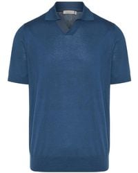 Canali - Collar Polo Shirt - Lyst
