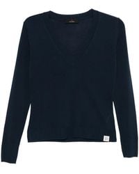 Peuterey - V-Neck Knitted Sweater - Lyst