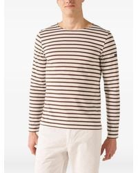 Saint James - Minquiers Striped Long-Sleeve T-Shirt - Lyst
