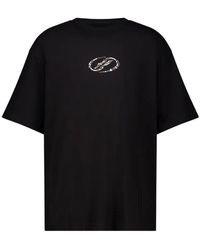 we11done - Rhinestone-Embellished T-Shirt - Lyst