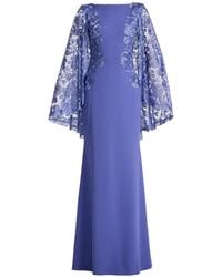 Tadashi Shoji - Floral Cape Dress - Lyst