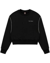 Colmar - Cropped Topstitching Sweatshirt - Lyst