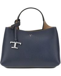 Tod's - T Timeless Leather Cross Body Bag - Lyst