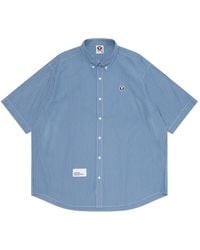 Aape By A Bathing Ape - Striped Patch Shirt - Lyst