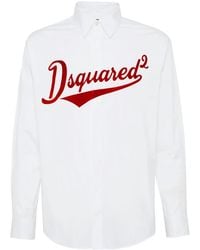 DSquared² - Overhemd Met Logoprint - Lyst