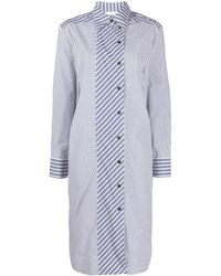 Ganni - ストライプ シャツワンピース - Lyst