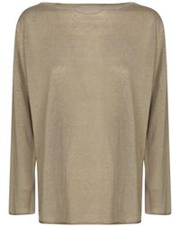 Alpha Studio - Long-Sleeve Sweater - Lyst