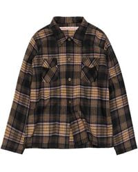 Stockholm Surfboard Club - Check-Pattern Logo-Print Shirt - Lyst