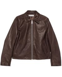 Our Legacy - Waxed Leather Jacket - Lyst