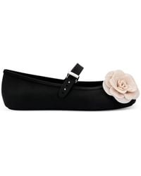 Melissa - Floral-Detail Ballet Flats - Lyst