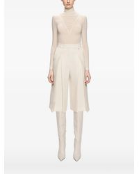 Nissa - Lyocell Wool-Blend Turtleneck Top - Lyst