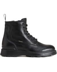 Woolrich - Grove レザーコンバットブーツ - Lyst