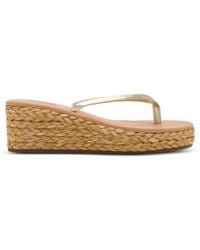 Ancient Greek Sandals - Saionara Low-Wedge Sandals - Lyst