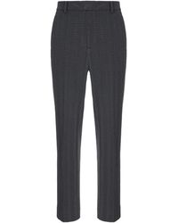 Missoni - Herringbone Straight-Leg Trousers - Lyst