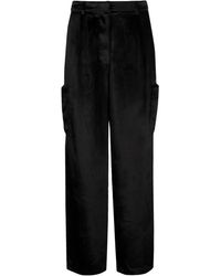 Loulou de Saison - Luli Wide-Leg Cargo Trousers - Lyst
