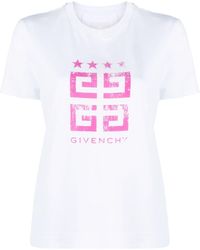 Givenchy - Camiseta 4G con estampado de estrellas - Lyst