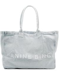 Anine Bing - Logo Cotton Tote Bag - Lyst