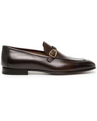 Tom Ford - Martin Woven-Strap Leather Loafers - Lyst
