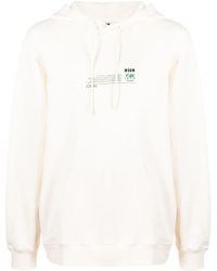 MSGM - Felpa Con Stampa Fantastic Future - Lyst