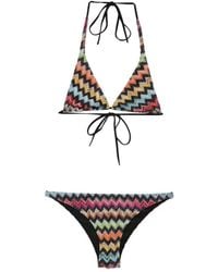 Missoni - Zigzag-Knit Bikini - Lyst