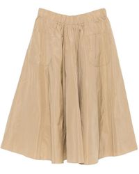 Susanne Bommer - Front-Pocket Midi Skirt - Lyst
