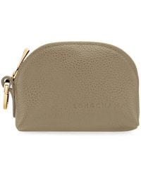 Longchamp - Porte-Monnaie Le Foulonné En Cuir Grainé - Lyst