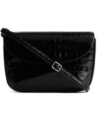 Yu Mei - Keriana Crocodile-Embossed Leather Crossbody Bag - Lyst