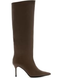 STAUD - Bottines En Cuir À Bout Pointu 80 Mm - Lyst
