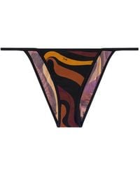 PUCCI - Marmo Print Bikini Bottom - Lyst
