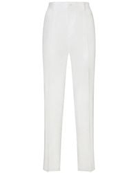 Dolce & Gabbana - Logo-Tag Tailored Trousers - Lyst