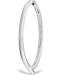 Tabayer - 18Kt Oera Orb Diamond Hoop Earrings - Lyst