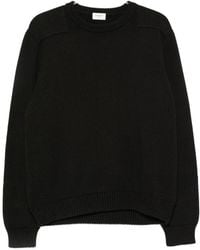 Saint Laurent - Ribbed-Knit Long-Sleeve Sweater - Lyst