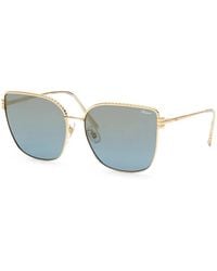 Chopard - Geometric-Frame Sunglasses - Lyst